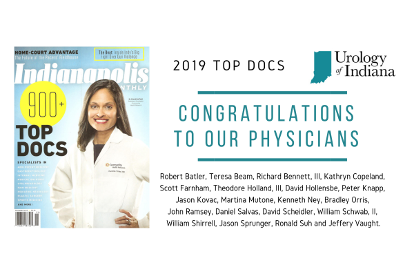 Urology of Indiana Top Doctors 2019