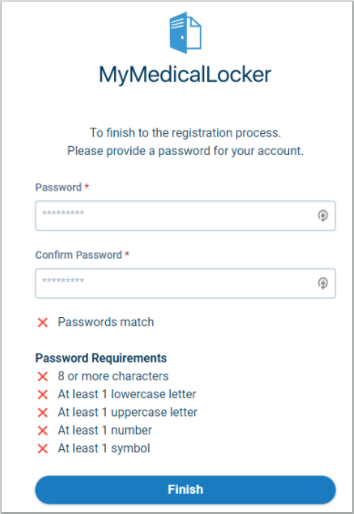 create password 350 border