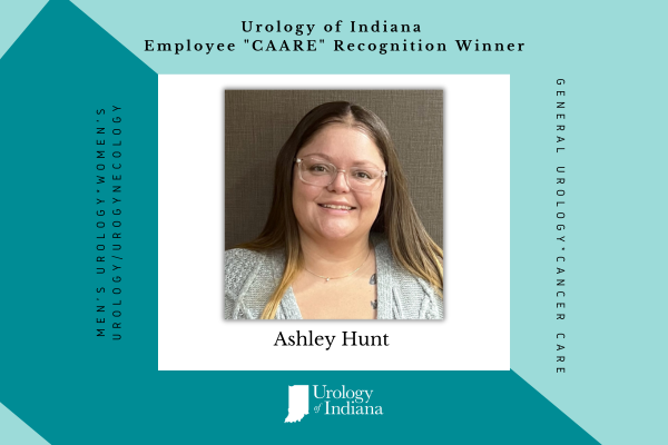 Urology of Indiana Recognizes Employee CAARE Winner, Ashley Hunt